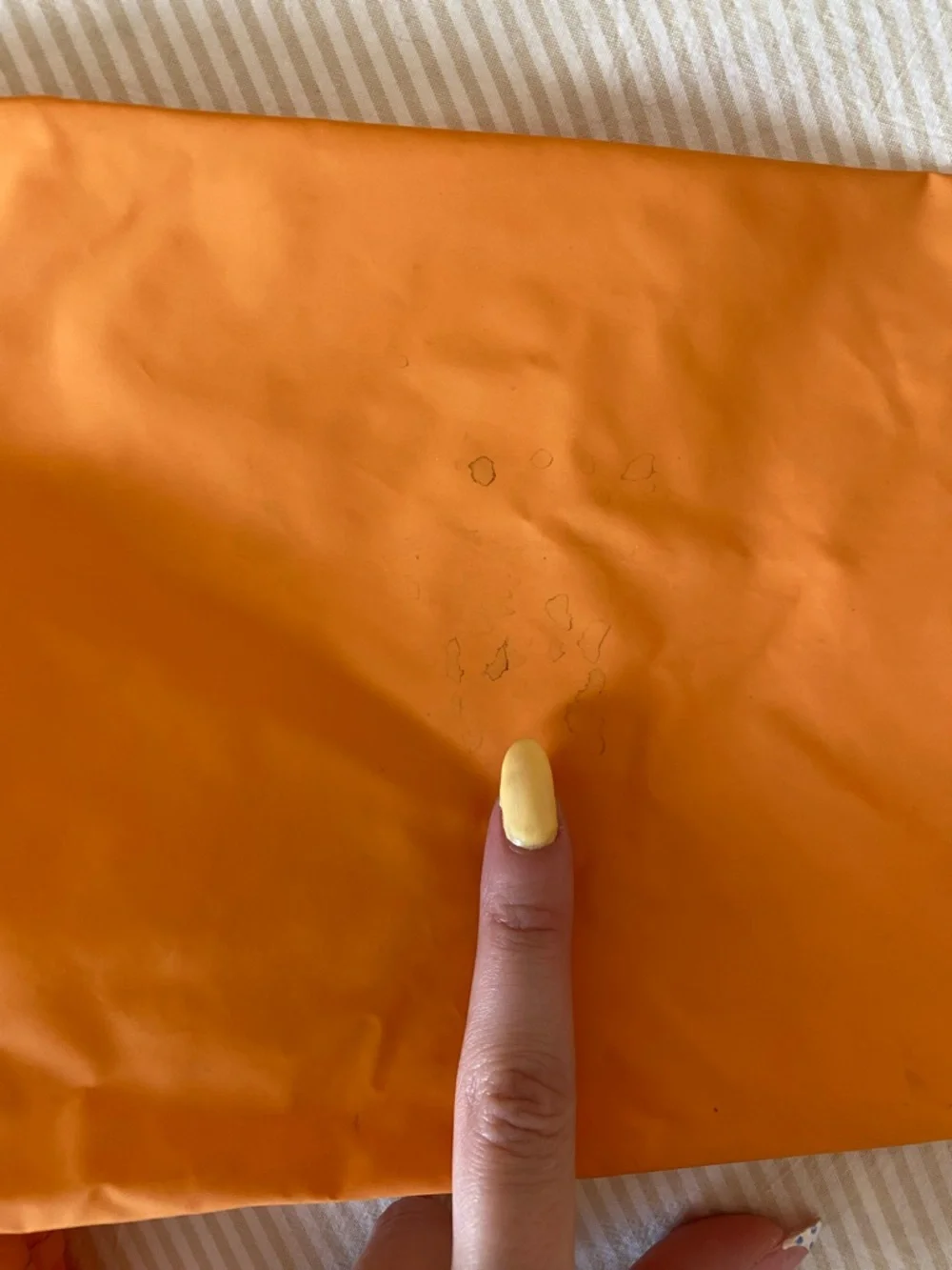 L.L. Bean Womens Petite Orange Hooded Raincoat - Picture 5 of 7